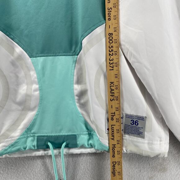 CHAMPION Jacket Mens S Big C Windbreaker Colorblock Reflective Pullover Green - Picture 14 of 15